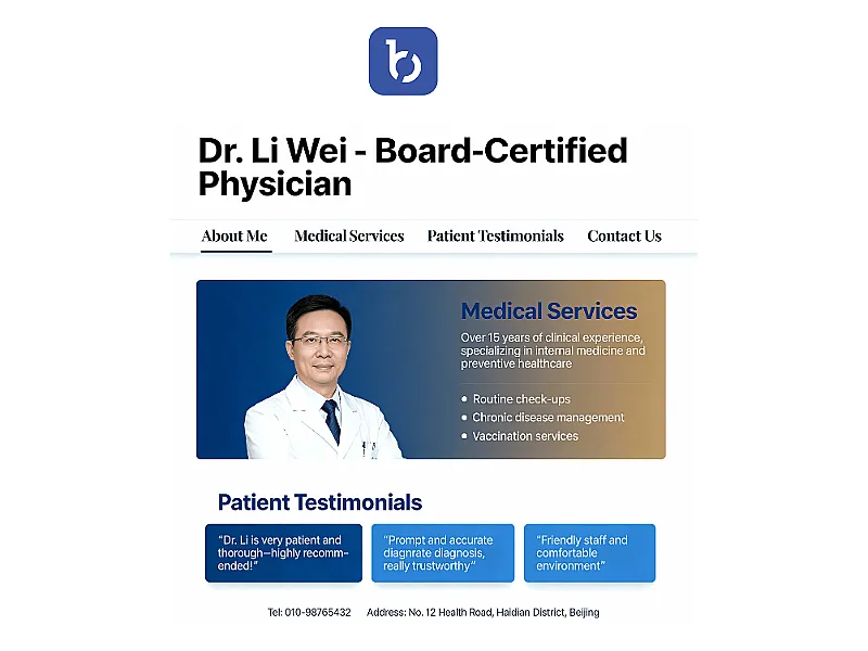 From Clinic to Clicks: Why Doctors Need a Professional Website in 2026